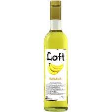 Сироп-топпінг ТМ "Loft" до кави і десертів зі смаком "Банан" 0,7 л.