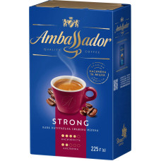 Кава мелена Ambassador Strong 225 г