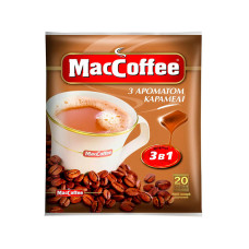 MacCoffe "3 в 1" з ароматом карамелі 20 стиків