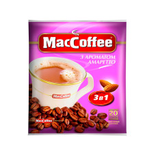 MacCoffe "3 в 1" з ароматом Амаретто 20 стіків
