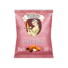 Кава 3 в 1 "Петрова слобода" мигдаль, 25 пак.