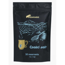 Чай Adamaris "Спайсі лайт" чорний з кардамоном, гвоздикою та рожевим перцем 50 пакетиків