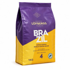 Зернова кава Löfbergs Brazil 1 кг