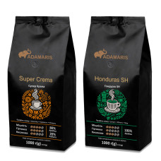 Зерновой кофе Adamaris Super Crema + Honduras SH