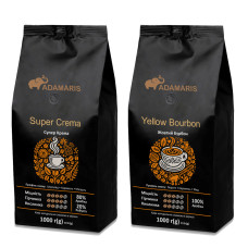 Зерновой кофе Adamaris Super Crema + Yellow Burbon