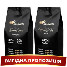 Зернова кава Adamaris Super Crema + Peru SH