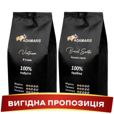 Зернова кава Adamaris Vietnam + Brazil Santos