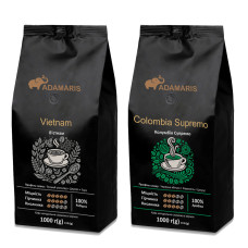 Зерновой кофе Adamaris Vietnam + Colombia Supremo