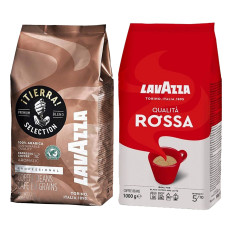 АКЦИЯ! Зерновой кофе Lavazza Tierra Selection + Lavazza Rossa Qualita