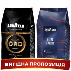 Акція! Зернова кава Lavazza Crema e Aroma у новій пачці+Lavazza Oro 