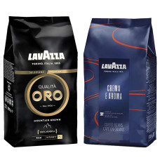 Акция! Зерновой кофе Lavazza Crema e Aroma в новой пачке+Lavazza Oro