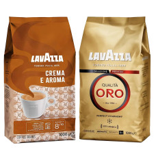 Акция! Зерновой кофе Lavazza Oro (золото)+ Lavazza Crema e Aroma