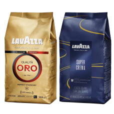 Акция! Зерновой кофе Lavazza Oro (золото)+ Lavazza Super Crema