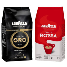 Акция! Зерновой кофе Lavazza Oro +Lavazza Qualita Rossa
