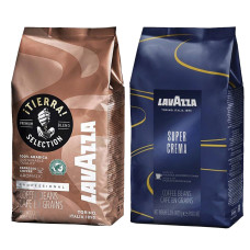 Акция! Зерновой кофе Lavazza Tierra Selection+Lavazza Super Crema