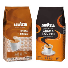 Акція! Зернова кава Lavazza CREMA E GUSTO Tradizione + Lavazza Crema e Aroma