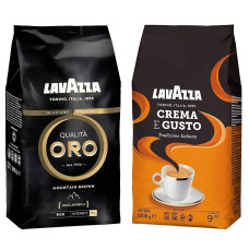 Акція! Зернова кава Lavazza CREMA E GUSTO Tradizione + Lavazza ORO