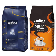 Акція! Зернова кава Lavazza CREMA E GUSTO Tradizione + Lavazza Super Crema